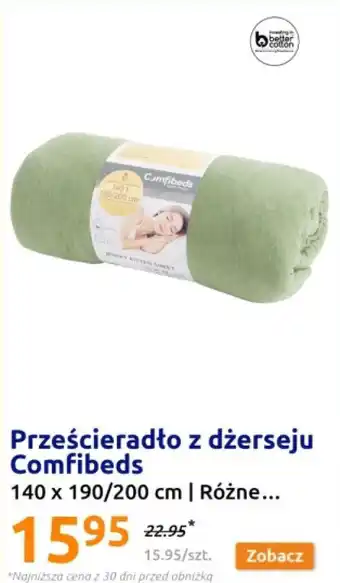 Action Prześcieradło z dżerseju Comfibeds oferta