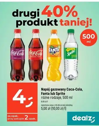 Dealz Napój pomarańczowy Fanta oferta