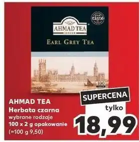 Kaufland Herbata ekspresowa z zawieszką Ahmad Tea London Earl Grey oferta