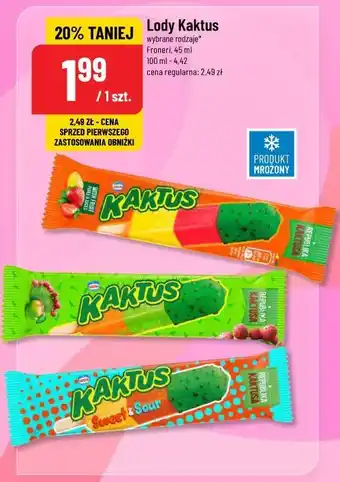 Polomarket Lody Kaktus oferta