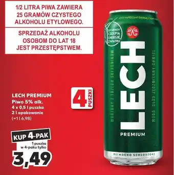 Kaufland Piwo Lech Premium oferta