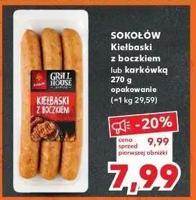 Kaufland Kiełbaski z karkówką Sokołów Grill House oferta