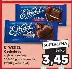 Kaufland Czekolada gorzka klasyczna 64% E. Wedel oferta