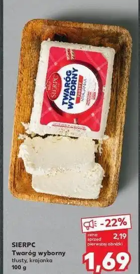Twaróg wyborny tłusty Sierpc