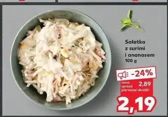 Kaufland Sałatka surimi z ananasem oferta