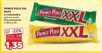 Kaufland Wafelek orzechowy Prince Polo Xxl oferta