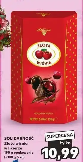Kaufland Bombonierka w puszce Solidarność Złota Wiśnia oferta