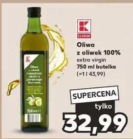 Kaufland Oliwa z oliwek extra virgin K-Classic oferta