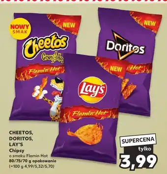 Kaufland Natchsy flamin' hot Doritos oferta