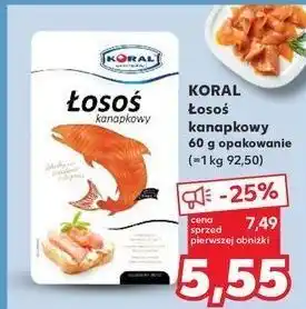 Kaufland Łosoś kanapkowy Koral (Graal) oferta