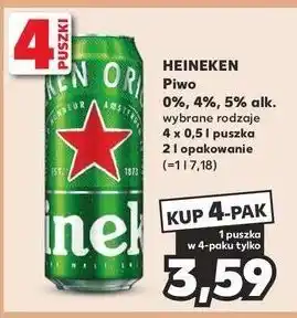 Kaufland Piwo Heineken 0.0% oferta