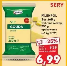 Kaufland Ser gouda - kawałek Mlekpol oferta