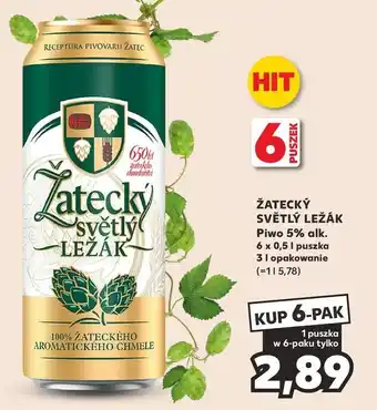 Kaufland Piwo Zatecky Svetly Lezak oferta