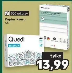 Kaufland Papier ksero a4 Quedi Essential oferta