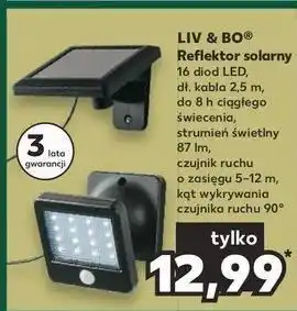 Kaufland Reflektor solarny led Liv & Bo oferta