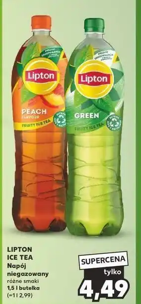 Kaufland Napój peach Lipton Ice Tea oferta