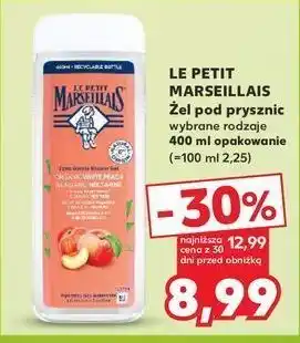 Kaufland Żel pod prysznic biała brzoskwinia i nektarynka Le Petit Marseillais oferta