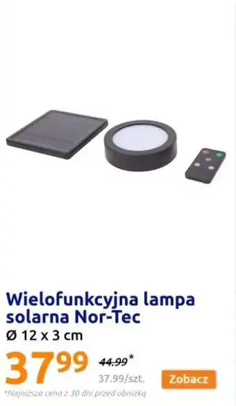 Action Wielofunkcyjna lampa solarna oferta