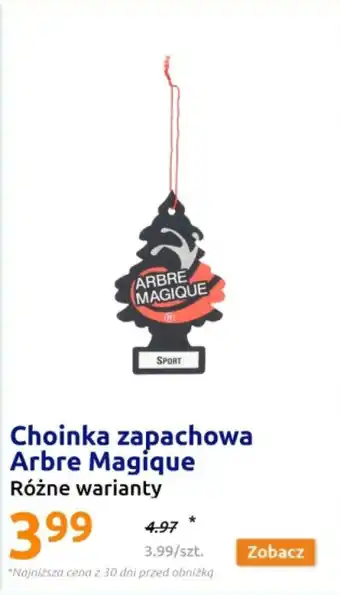 Action Choinka zapachowa Arbre Magique oferta