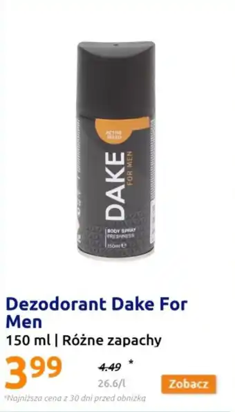 Action Dezodorant Dake for Men oferta