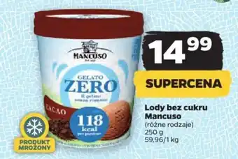 Netto Lody bez cukru Mancuso 250 g oferta