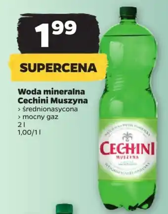 Netto Woda mineralna Cechini Muszyna 2 L oferta