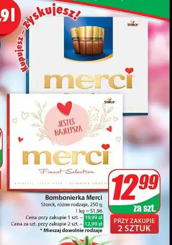 Dino Bombonierka jesteś najlepsza Storck merci oferta
