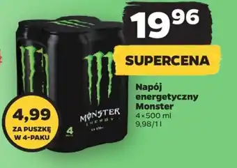 Netto Napój energetyczny Monster 4 x 500 ml oferta