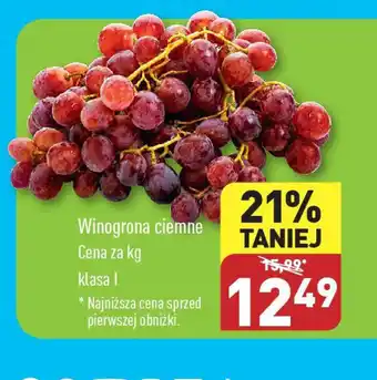 ALDI Winogrona ciemne 1 kg oferta