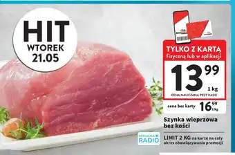 Intermarche Szynka wieprzowa bez kości 1 kg oferta