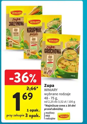 Intermarche Zupa WINIARY 48 - 75 g oferta