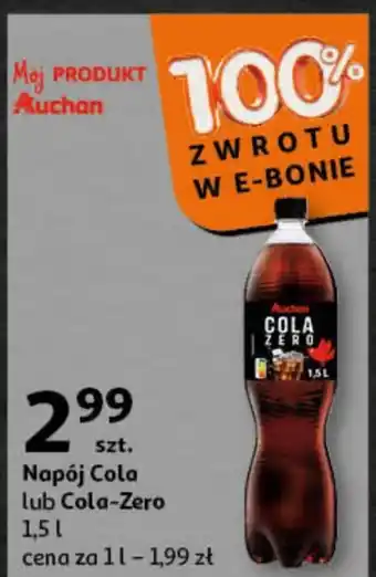 Auchan Napój gazowany Cola oferta