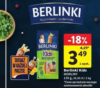 Intermarche Berlinki Kids MORLINY 130 g oferta