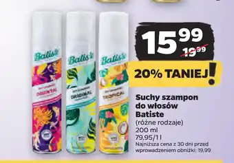 Netto Suchy szampon do włosów Batiste oferta