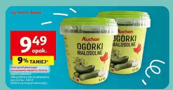 Auchan Ogórki małosolne Auchan różnorodne (logo czerwone) oferta