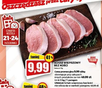 Topaz Schab wieprzowy bez kości 1kg oferta