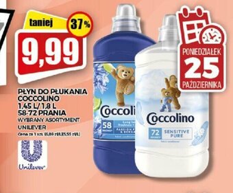 Topaz Płyn do płukania Coccolino 1,45-1,8l oferta
