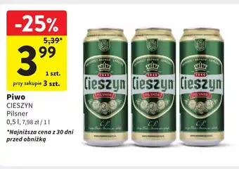 Intermarche Piwo CIESZYN 0,5l oferta