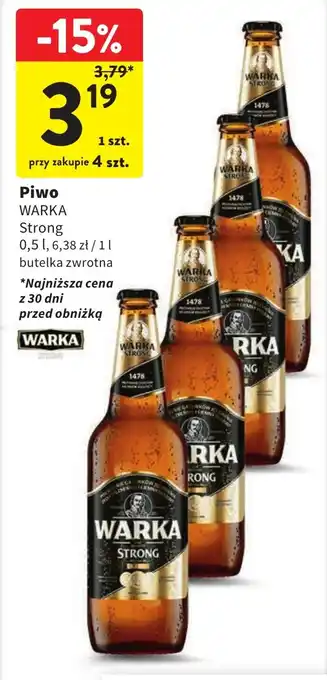 Intermarche Piwo WARKA 0,5l oferta