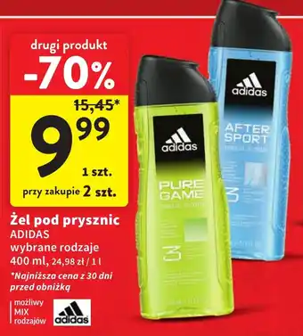 Intermarche Żel pod prysznic ADIDAS 400ml oferta