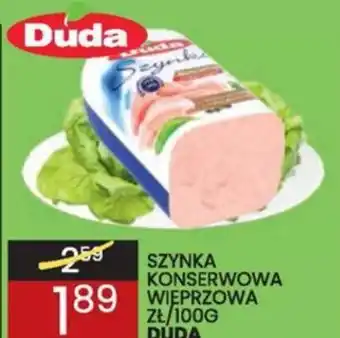 Wafelek SZYNKA KONSERWOWA WIEPRZOWA DUDA 100g oferta