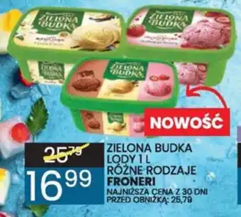 Wafelek FRONERI ZIELONA BUDKA LODY 1L oferta