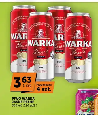 Groszek PIWO WARKA JASNE PEŁNE 500 ml oferta