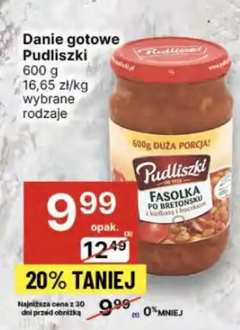 Delikatesy Centrum Danie gotowe Pudliszki oferta