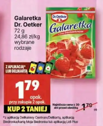 Delikatesy Centrum Galaretka Dr. Oetker oferta