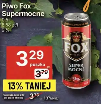 Delikatesy Centrum Piwo Fox Super Mocne oferta