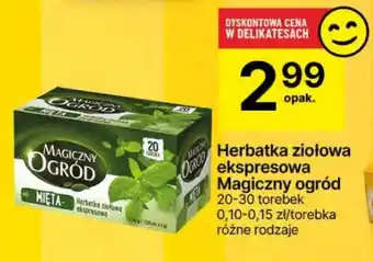 Delikatesy Centrum Herbatka ziołowa ekspresowa Magiczny Ogród oferta