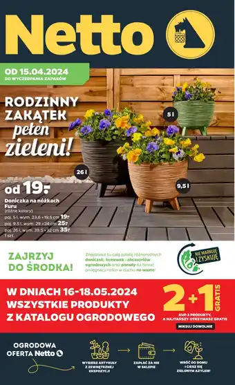 Netto Doniczka furu 39.5 x 32 cm oferta