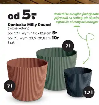 Netto Doniczka milly round 1.7 l Prosperplast oferta