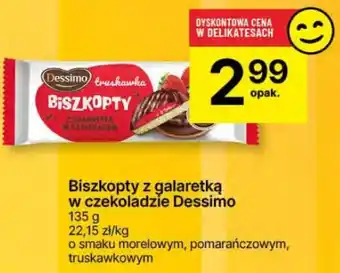 Delikatesy Centrum Biszkopty z galaretką w czekoladzie Dessimo oferta